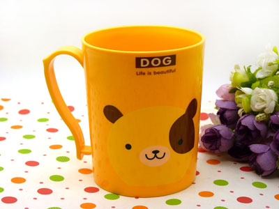 创意情侣漱口杯带耳儿童饮水杯-漱口杯9006	