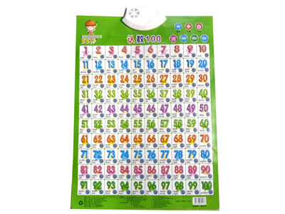 宝宝早教发声挂图全套 看图识字发音凹凸立体挂图-发声桂图	