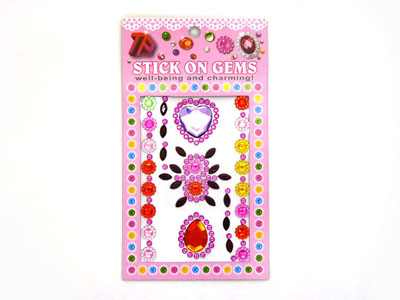 手机贴画水晶贴水钻贴纸立体贴玩具宝石奖励贴-2号