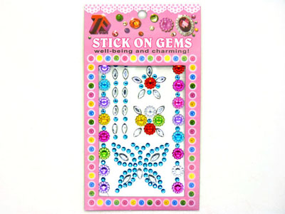  儿童奖励贴画 独立背胶DIY钻贴蝴蝶-6号	