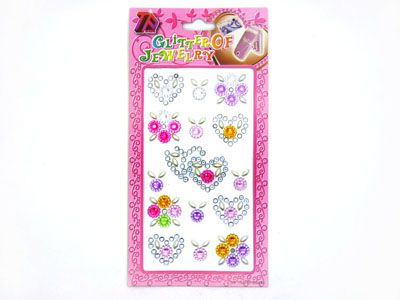 汽车贴 笔记本水钻贴纸 钻石贴纸-4号	