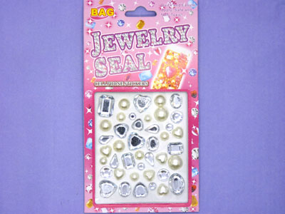 手机汽车大颗宝石贴画独立背胶DIY奖励贴纸-10号