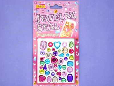 手机汽车大颗宝石贴画独立背胶DIY奖励贴纸-10号	