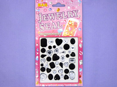 手机汽车大颗宝石贴画独立背胶DIY奖励贴纸-10号