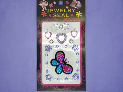 多色卡通手机贴钻DIY材料 整版贴纸-12号	