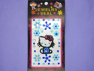 多色卡通手机贴钻DIY材料 整版贴纸-12号	