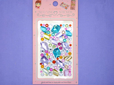 手机大颗粒宝石 儿童奖励贴画 独立有背胶-11号
