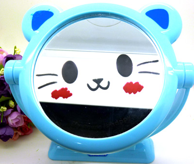 可爱 创意 梳妆镜/猫头镜	