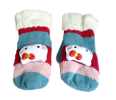 可爱造型佳人冬季保暖手套	