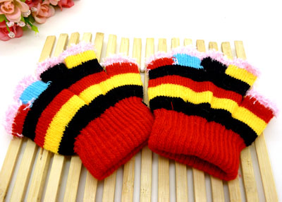 儿童五指卡通手套五彩个性魔术手套（49号）