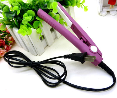 迷你夹板 拉直板 小巧玲珑的直发器 直发板 卷直二用－－－－小搪瓷拉直器