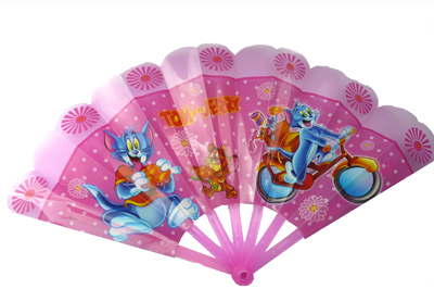  创意/卡通/个性/时尚/耐用/塑仿凤尾扇