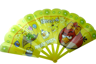 创意/卡通/个性/时尚/耐用/塑仿凤尾扇