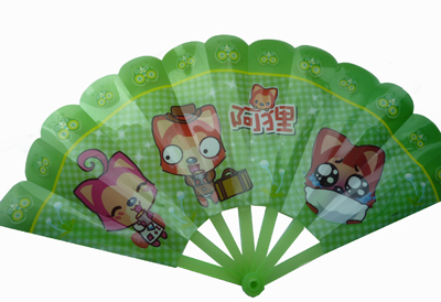 创意/卡通/个性/时尚/耐用/塑仿凤尾扇 