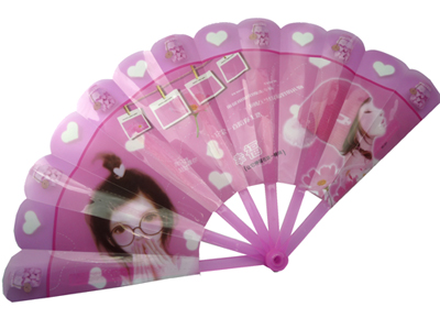 创意/卡通/个性/时尚/耐用/塑仿凤尾扇 