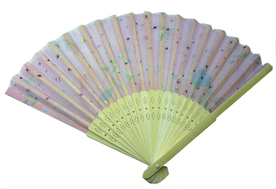 新款/繁星/竹制/扇子	