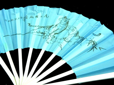 经典/卡通漫画/虎虎生威/折扇/扇子