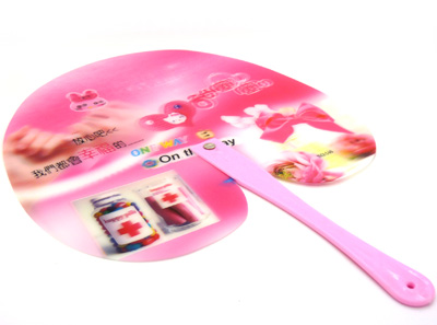 可爱卡通扇 夏季清凉扇子 米老鼠卡通扇子 苹果铆钉扇