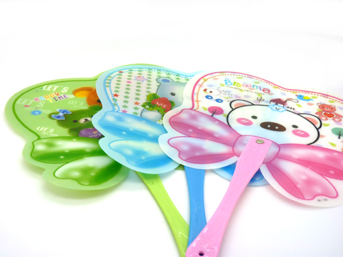 蝴蝶铆钉卡通扇 夏季清凉扇子 可爱所料卡通蜻蜓扇20号