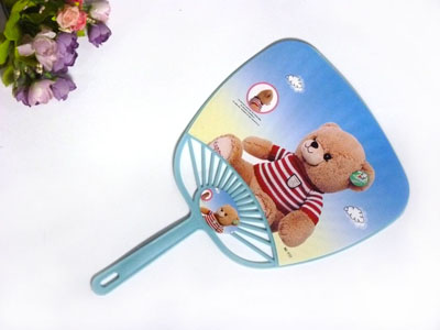 大号卡通长柄扇子/波点素雅大号清凉扇/卡通小扇子----21号	