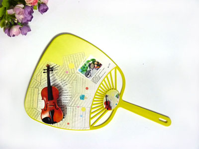 大号卡通长柄扇子/波点素雅大号清凉扇/卡通小扇子----21号	