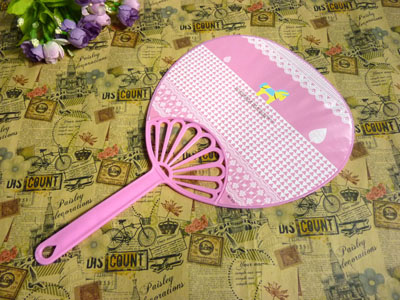 大号卡通长柄扇子/波点素雅大号清凉扇/卡通小扇子----21号