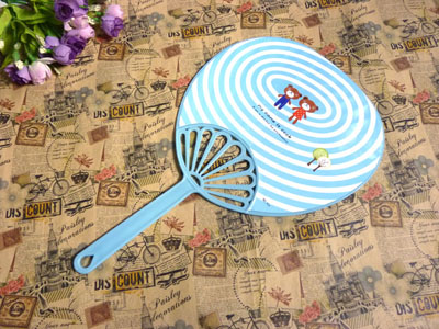 大号卡通长柄扇子/波点素雅大号清凉扇/卡通小扇子----21号