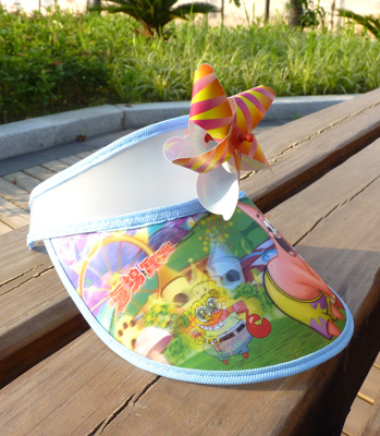 六一儿童节特价儿童遮阳帽 空顶帽风车帽