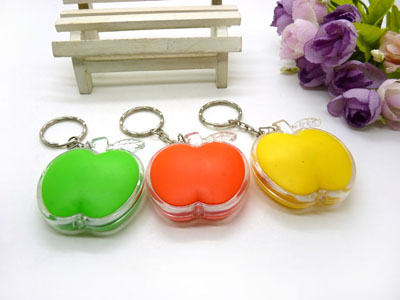 环保透明塑料 强光手电迷你小电筒批发小手电筒-001苹果	