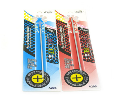 抗菌粉刺针不锈钢暗疮针黑头针专业排毒针 -排针