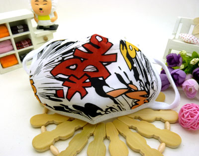 韩版冬季 简约 潮流 时尚 动漫 保暖 防尘 防风纯棉口罩