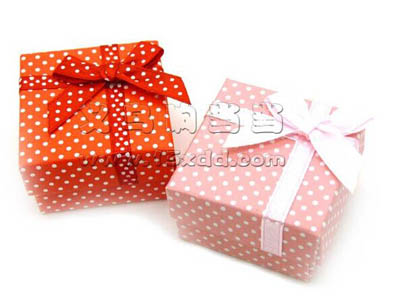 蝴蝶结首饰盒 韩版盒戒指耳饰包装盒 精美礼品盒 -戒指盒