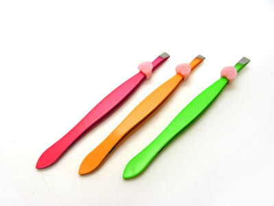 糖果色眉毛夹美容修眉钳假睫毛辅助镊子-018