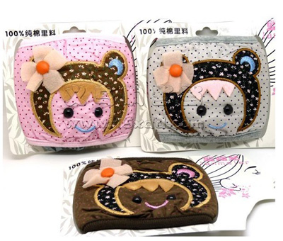 秋冬可爱美女时尚卡通 棉质防尘 防护口罩(7号)	