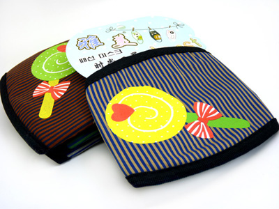 时尚舒适个性口罩 防尘防晒保暖口罩糖果卡通口罩（64号）