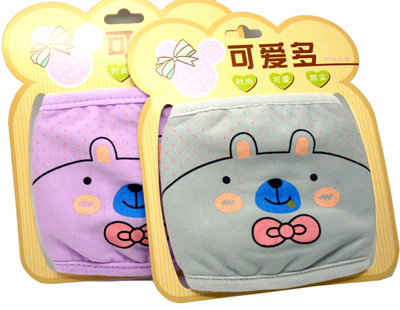 时尚秋冬保暖卡通鸟叔口罩 防尘防寒毛绒男女士口罩89号