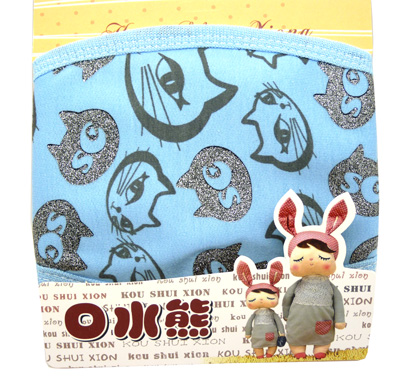 时尚春秋冬天口罩 冬季纯棉小猫咪口罩 保暖防寒防尘口罩（6号）