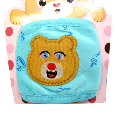 休闲舒适纯棉卡通熊大防尘秋冬季口罩38号	