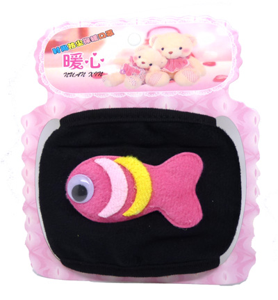 棉毛绒防风防寒可爱潮流宝宝口罩36号