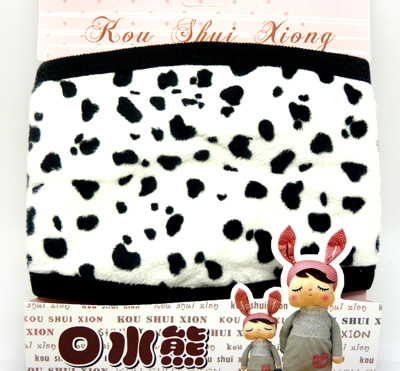 时尚熊出没花纹口罩 男女士通用保暖口罩4号	