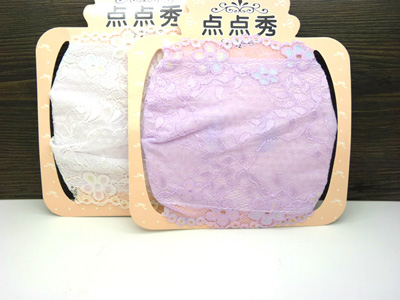 欧根纱花朵口罩 蕾丝纯棉口罩批发(3-2)