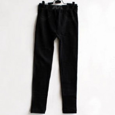 个性百搭超显瘦拉毛裤打底保暖裤	