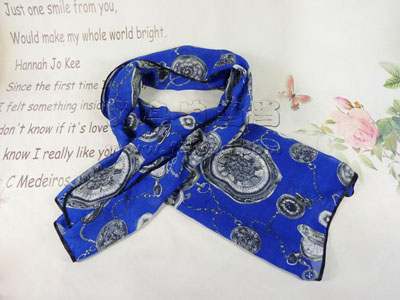 女士保暖围巾 空调披肩 长沙滩巾丝巾 -蕾丝印花披肩