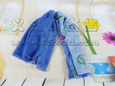 雪纺丝巾女 长款高档蕾丝大披肩 -女秋冬保暖丝巾