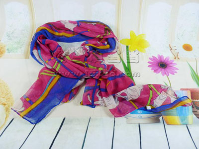 秋冬天厚棉麻英伦格子围巾 披肩两用长毛斗篷围脖 -女士鸿运时尚围巾	