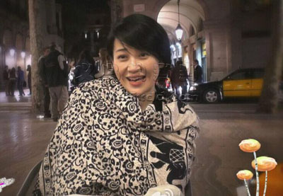 花儿与少年许晴同款黑白大象棉围巾两用 -女长款加宽披肩春秋