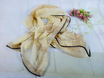  长款女士丝巾围巾简约秋冬围巾 -时尚印花秋冬保暖围巾	