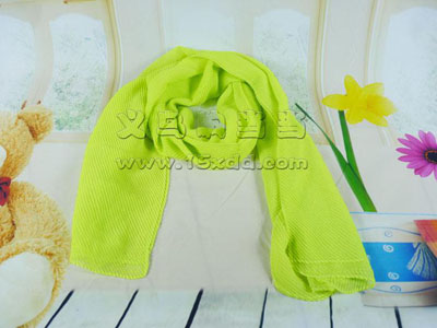 秋冬保暖长女纯色棉麻百搭褶皱围巾 丝巾两用披肩 -时尚百搭围巾	