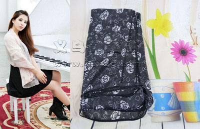 时尚玫瑰印花女式装饰围巾 休闲丝巾女 -玫瑰字母秋冬围巾