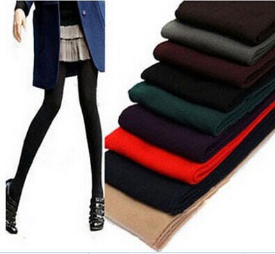 竹炭拉绒保暖九分裤/收腹提臀打底裤	